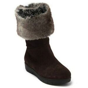 Aqualtalia Walda Fur Trimmed Boot SZ 6